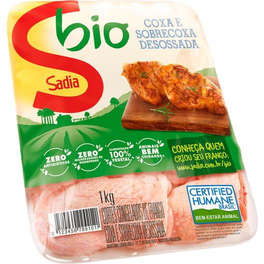 Coxas e sobrecoxas desossadas Sadia BIO Congelado 1KG - Imagem em destaque