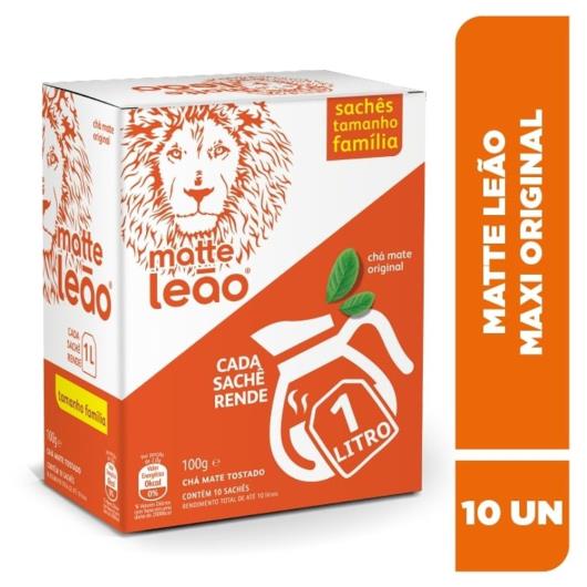 Chá matte Leão 10 sachês 100g - Imagem em destaque
