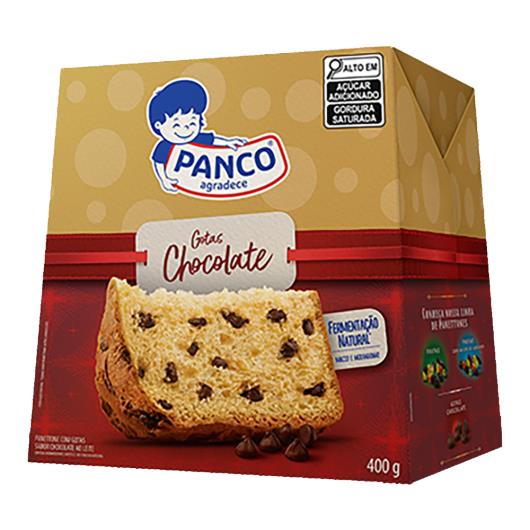 Panettone com Gotas de Chocolate ao Leite Panco Caixa 400g - Imagem em destaque