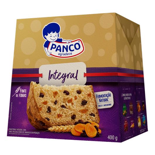 Panettone com Uvas-Passas e Doce de Damasco Integral Panco Caixa 400g - Imagem em destaque