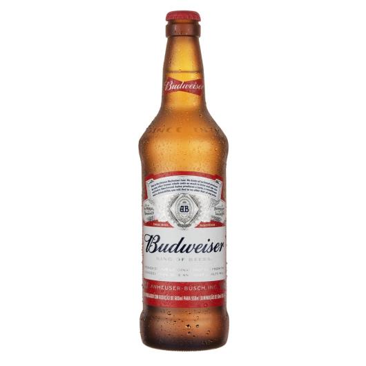 Cerveja Budweiser American Lager 550ml Garrafa - Imagem em destaque