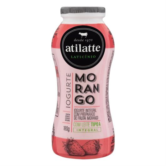 Iogurte Integral Morango Atilatte Frasco 180g - Imagem em destaque