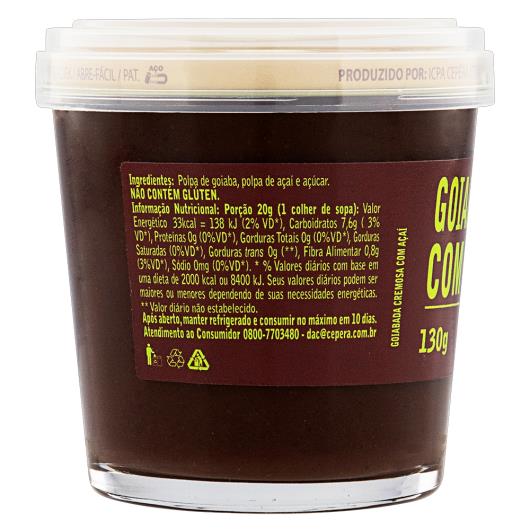 Goiabada vidro com açaí Cepera 130g - Imagem em destaque