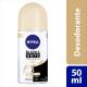 Desodorante Antitranspirante Roll On Nivea Invisible Black & White Toque de Seda 50ml - Imagem 1641301.jpg em miniatúra