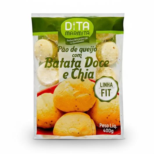 Pão de queijo com batata doce e chia Dita Marmita 400g - Imagem em destaque