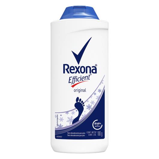 Talco Desodorante para os Pés Original Rexona Efficient Frasco 100g - Imagem em destaque