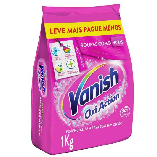 Tira Manchas em Pó Vanish Multi Power Oxi Action 1kg Refil Econômico para roupas coloridas - Imagem em destaque