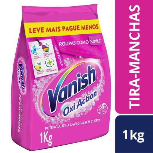 Tira Manchas em Pó Vanish Multi Power Oxi Action 1kg Refil Econômico para roupas coloridas - Imagem em destaque