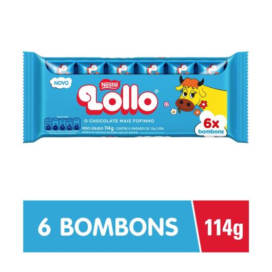 Chocolate LOLLO Flowpack 114g - Imagem em destaque