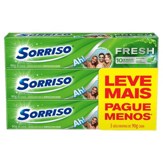 Gel dental Sorriso Fresh leve mais pague menos 270g - Imagem em destaque