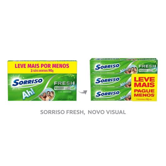 Gel dental Sorriso Fresh leve mais pague menos 270g - Imagem em destaque