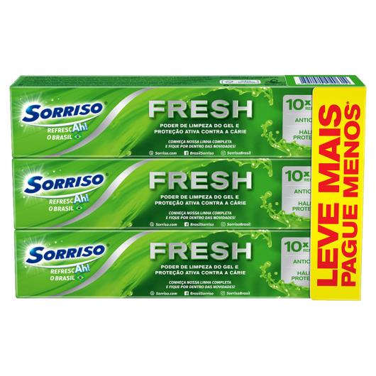 Gel dental Sorriso Fresh leve mais pague menos 270g - Imagem em destaque