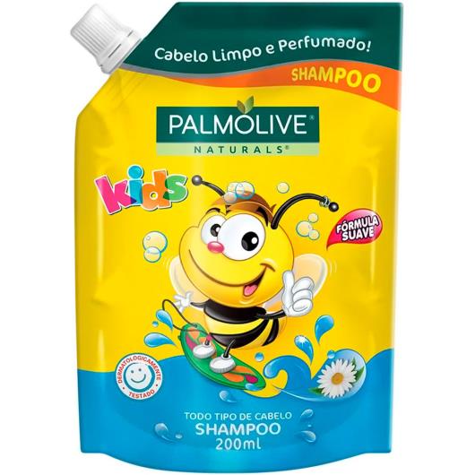 Shampoo kids todo tipo de cabelo Palmolive refil 200ml - Imagem em destaque