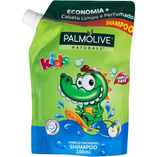 Shampoo kids cabelos cacheados Palmolive refil 200ml - Imagem em destaque