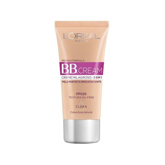 Base BB Cream L'Oréal Paris 5 em 1 Cor Clara FPS20 30ml - Imagem em destaque