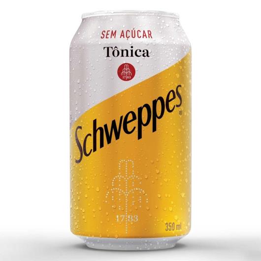 Água Tônica Schweppes Sem Açúcar LATA 350ML - Imagem em destaque