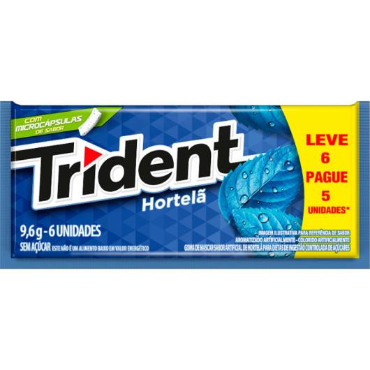 Goma de mascar Trident Hortelã Leve 6 Pague 5 - Imagem em destaque