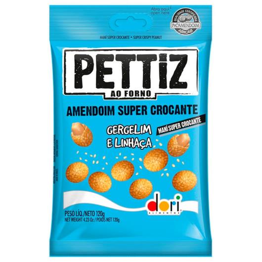 Amendoim gergelim e linhaça Pettiz Dori 120g - Imagem em destaque