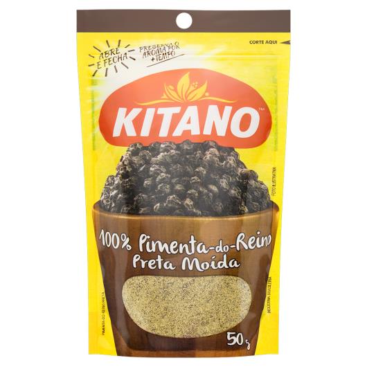 Pimenta-do-Reino Preta Moída Kitano Pacote 50g - Imagem em destaque