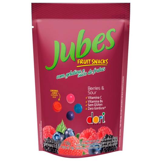 Bala berries e sour Jubes Dori 100g - Imagem em destaque