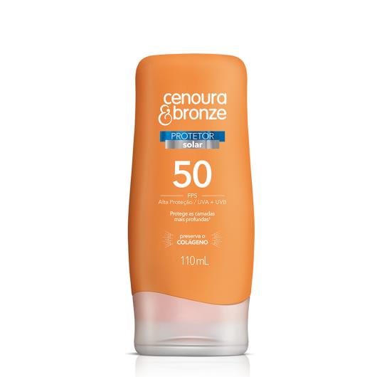 Protetor Solar FPS 50 Cenoura e Bronze 110ml - Imagem em destaque