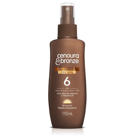 Óleo Bronzeador FPS 6 Cenoura e Bronze 110ml - Imagem em destaque