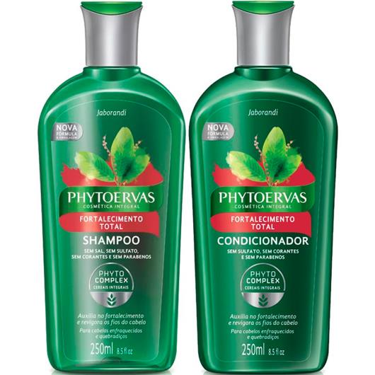 Shampoo 250ml + Condicionador 250ml fortalecimento total Phytoervas - Imagem em destaque
