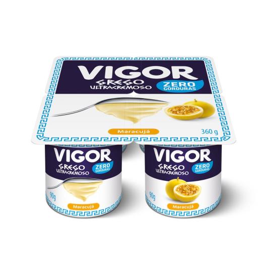 Iogurte ultracremoso maracujá zero Vigor 360g - Imagem em destaque