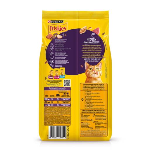 NESTLÉ® PURINA® FRISKIES® Ração Seca para Gatos Adultos Megamix Castrados 1kg - Imagem em destaque