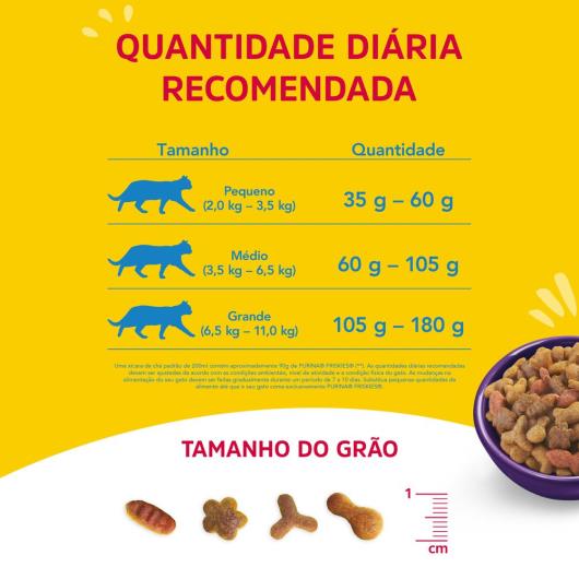 NESTLÉ® PURINA® FRISKIES® Ração Seca para Gatos Adultos Megamix Castrados 1kg - Imagem em destaque