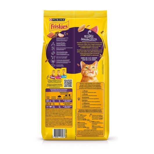 Ração FRISKIES gatos castrados Megamix 3kg - Imagem em destaque