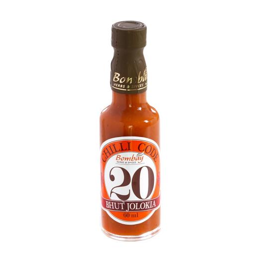 Molho Bhut Jolokia Chili Code Bombay 60ml - Imagem em destaque