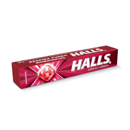 Bala cereja Halls 28g - Imagem em destaque