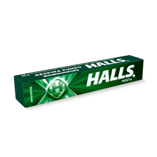 Bala Menta Halls 28g - Imagem em destaque