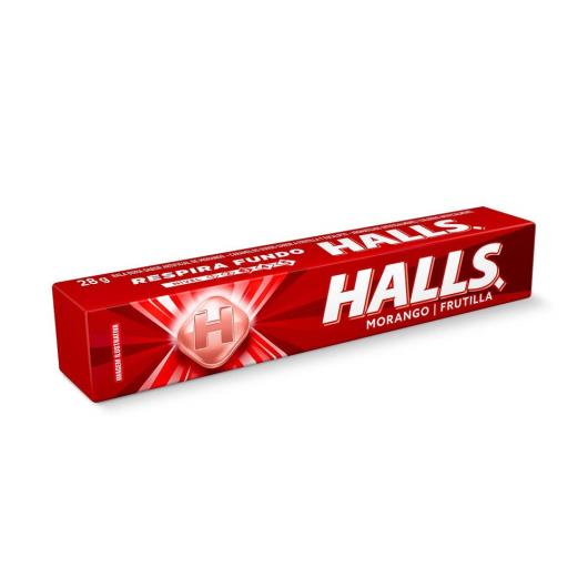 Bala Halls Morango 28g - Imagem em destaque