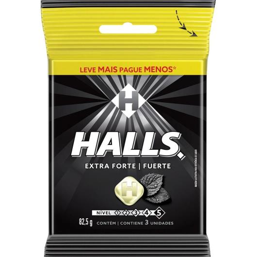 Bala HALLS Extra Forte (3 Unidades) 84g - Imagem em destaque