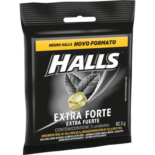 Bala HALLS Extra Forte (3 Unidades) 82,5g - Imagem em destaque
