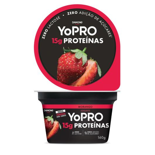 Iogurte YoPRO Morango 15g de proteínas 160g - Imagem em destaque