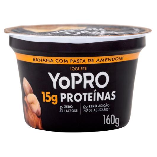 Iogurte YoPRO Banana com Pasta de Amendoim 15g de proteínas 160g - Imagem em destaque