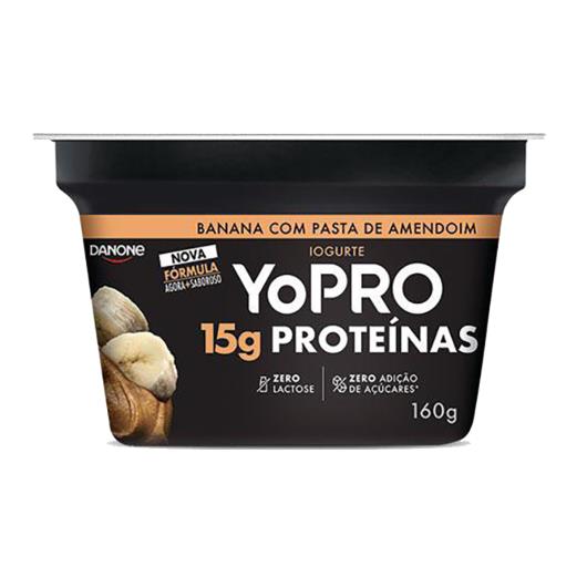 Iogurte YoPRO Banana com Pasta de Amendoim 15g de proteínas 160g - Imagem em destaque