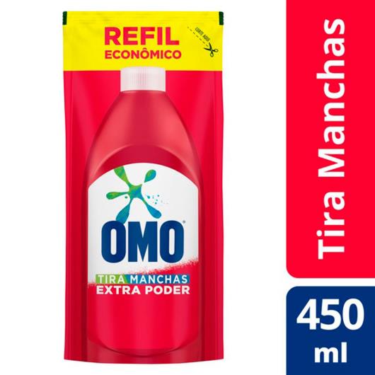 Tira Manchas Omo Gel Extra Poder refil 450ml - Imagem em destaque