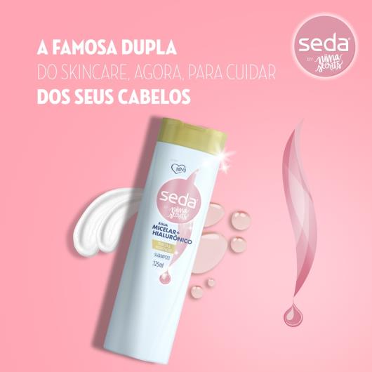 Shampoo Seda By Niina Secrets Água Micelar + Hialurônico 325 ML - Imagem em destaque