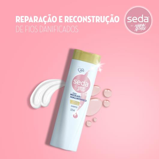 Shampoo Seda By Niina Secrets Água Micelar + Hialurônico 325 ML - Imagem em destaque