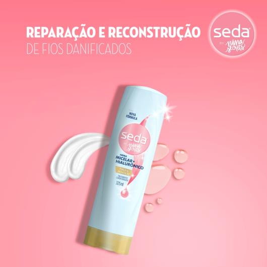 Condicionador Seda By Niina Secrets Água Micelar + Hialurônico 325 ML - Imagem em destaque