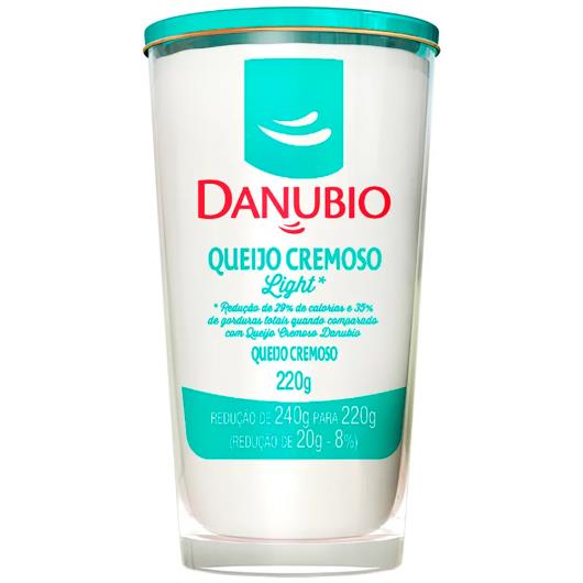 Queijo cremoso Danubio light 220 g - Imagem em destaque