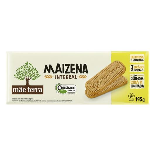 Biscoito de Maizena Integral e Orgânico Mãe Terra 145g - Imagem em destaque