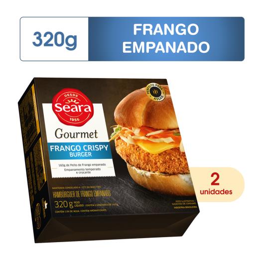 Frango Crispy Burguer Seara Gourmet 320g - Imagem em destaque