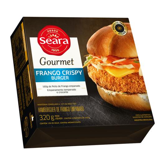 Frango Crispy Burguer Seara Gourmet 320g - Imagem em destaque