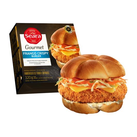 Frango Crispy Burguer Seara Gourmet 320g - Imagem em destaque