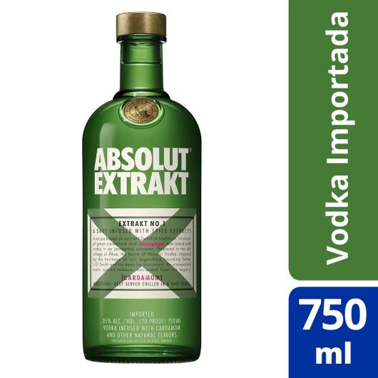 Absolut Extrakt Aperitivo Sueco 750ml - Imagem em destaque